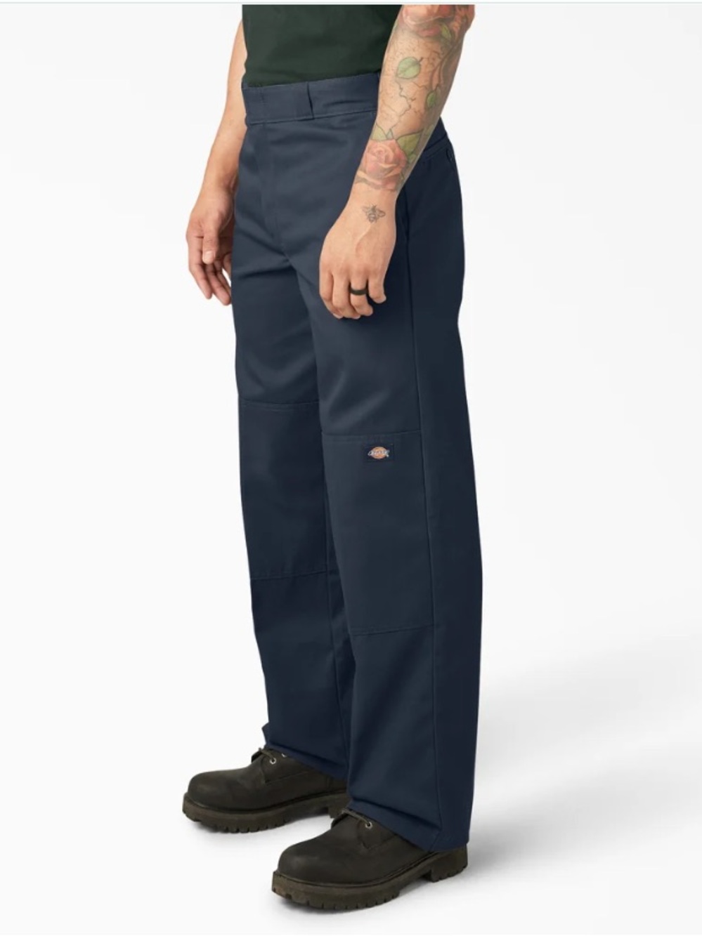 Dickies Men's Cargo Work Pants in Navy Blue